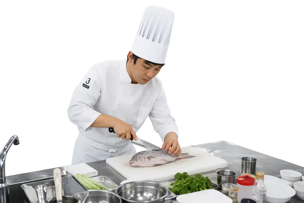 조리기능사 실시 시험 사진

