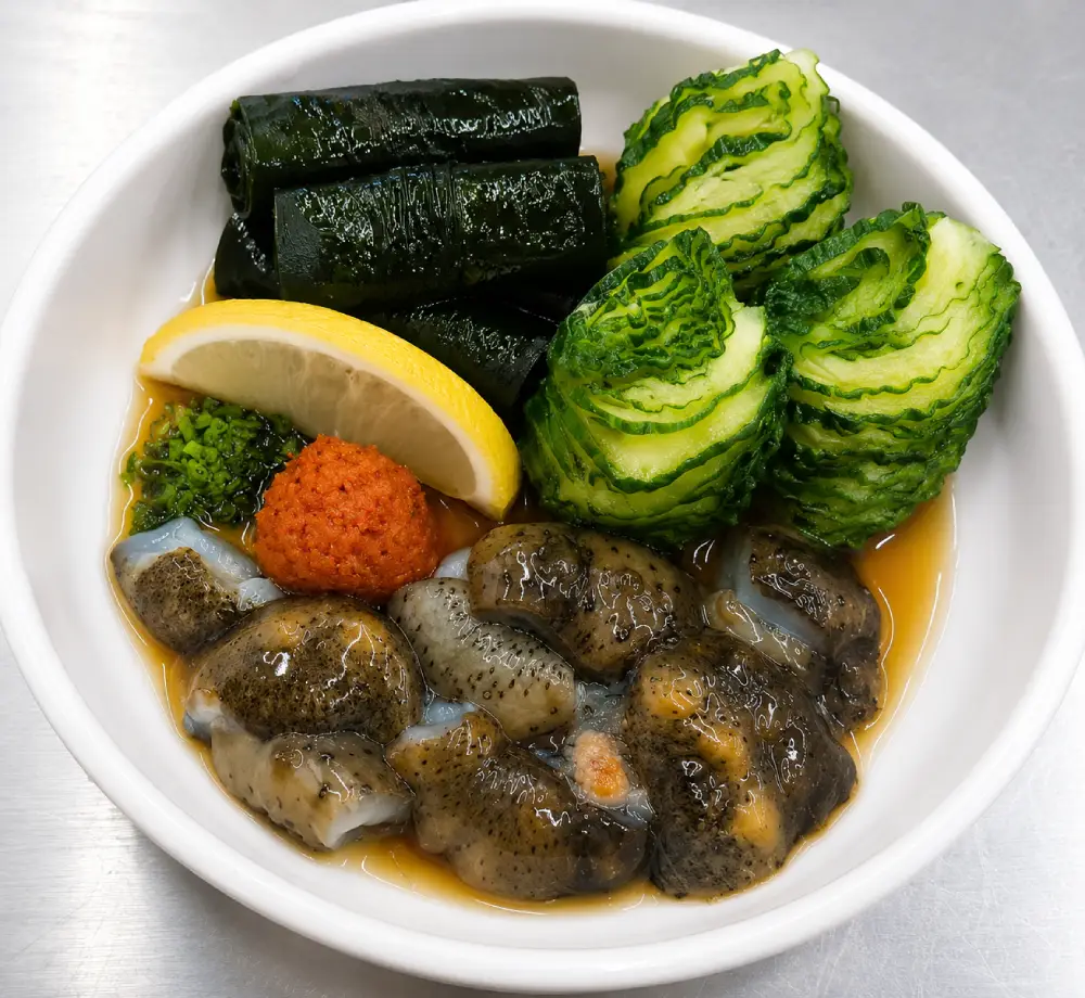 해삼초회 